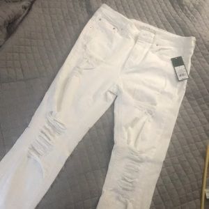 White Ripped Jeans